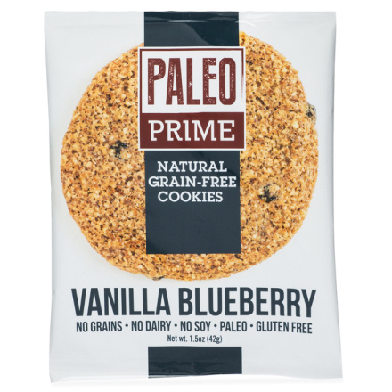 Paleo Prime Vanilla Blueberry Cookie Grain Free, 42g