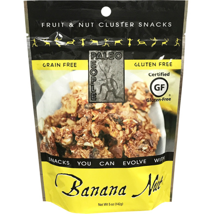 Paleo People Banana Nut Crunch Gourmet Grain Free Granola Clusters, 142g