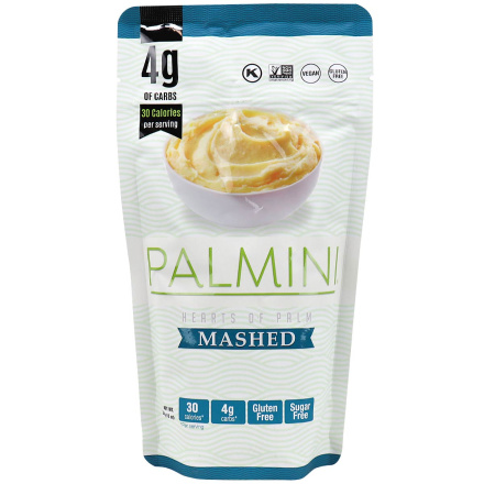 Front of Palmini Hearts of Palm Mashed, 338g