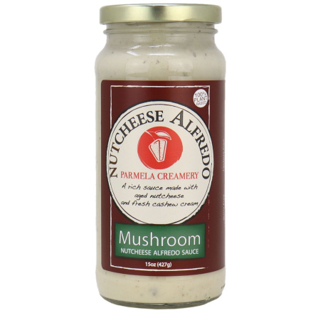 Parmela Creamery Mushroom Nutcheese Alfredo Sauce, 427g