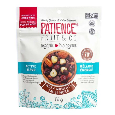 Front of Patience Fruit & Co Organic Moka Moments Active Blend,130g