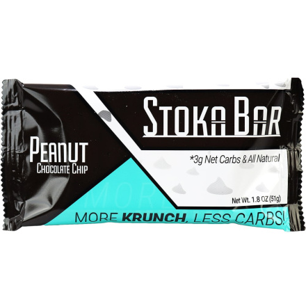 Stoka Bar Peanut Chocolate Chip, 1 Bar