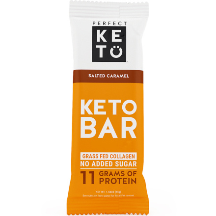 Perfect Keto Bar Salted Caramel, 1 Bar