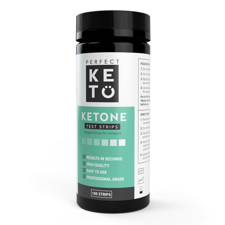 Perfect Keto Ketone Testing Strips, 100 Strips