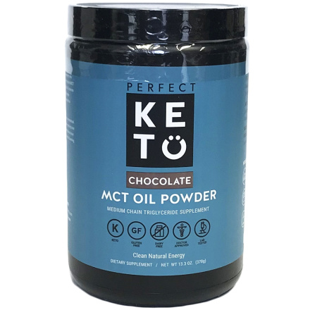 Perfect Keto MCT Oil Powder Chocolate, 378g