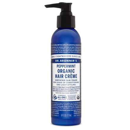 Dr. Bronner's Peppermint Organic Hair Crème, 177ml