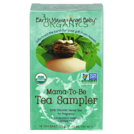 Earth Mama Angel Baby Organic Mama-To-Be Tea Sampler, 16 tea bags