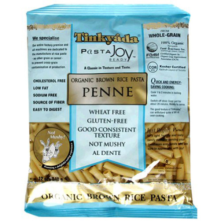 Tinkyada Organic Brown Rice Pasta - Penne, 340g