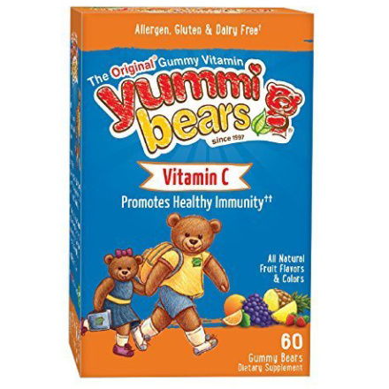 Hero Nutritionals Yummi Bears Vitamin C, 90 gummy bears