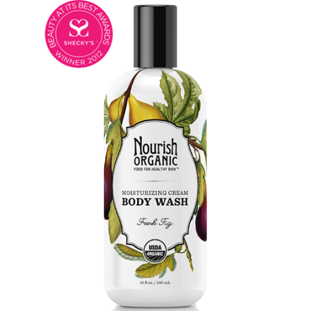 Nourish Organic Moisturizing Cream Organic Body Wash - Fresh Fig, 10oz