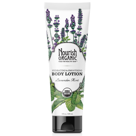 Nourish Organic Hydrating & Smoothing Body Lotion - Lavender Mint, 8oz