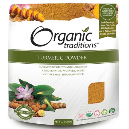Organic Traditions Turmeric Powder, 200g