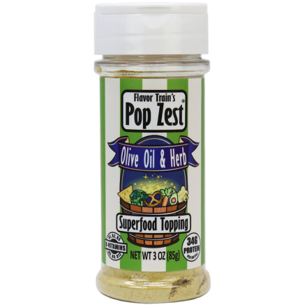 Pop Zest Olive Oil & Herb Superfood Topping, 85g