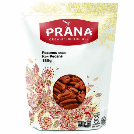 Prana Organic Raw Pecans, 180g