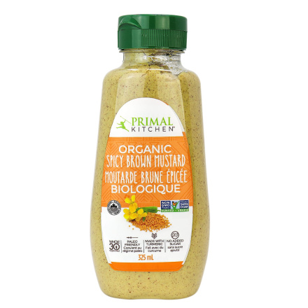 Primal Kitchen Organic Spicy Brown Mustard, 340g