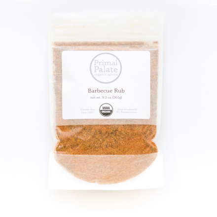 Primal Palate Organic Barbecue Rub, 261g