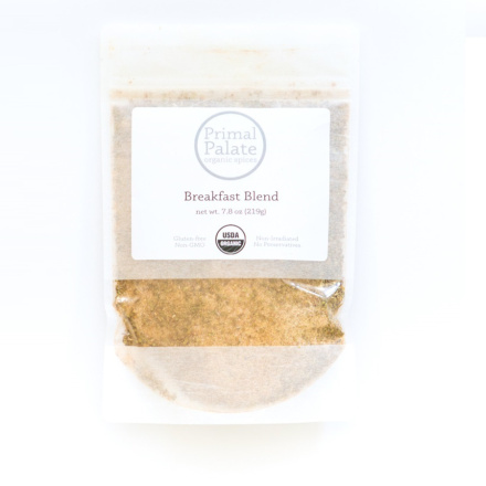 Primal Palate Organic Breakfast Blend Seasoning, 219g