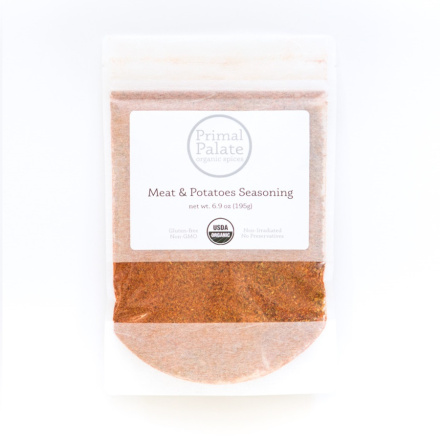 Primal Palate Organic Meat & Potatoes Seasoning, 195g