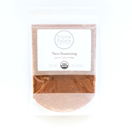 Primal Palate Organic Taco Seasoning, 168g