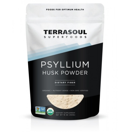 Terrasoul Superfoods Psyllium Husk Powder, 454g