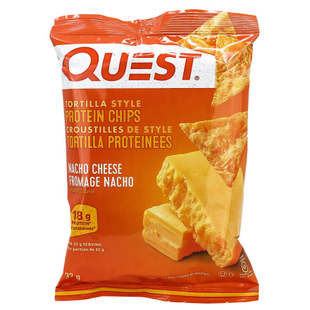 Quest Protein Tortilla Chips Nacho Cheese, 32g