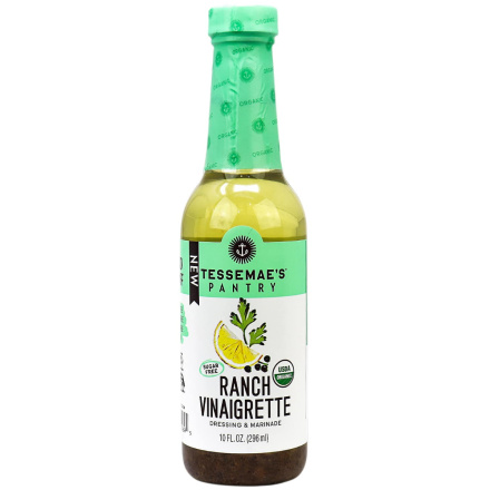  Tessemae's Ranch Vinaigrette Dressing & Marinade, 296ml