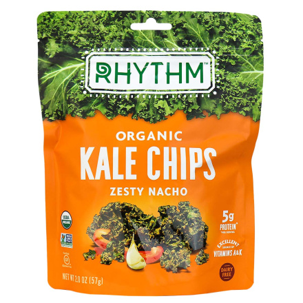 Rhythm Superfoods Organic Kale Chips Zesty Nacho, 57g
