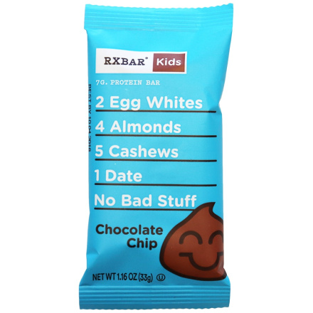 RXBAR Kids Chocolate Chip, 1 bar