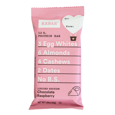 Front of RX Bar Chocolate Raspberry, 52g