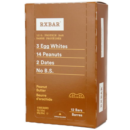 RX Bar Peanut Butter, 12 pack