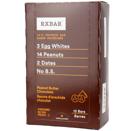 RX Bar Peanut Butter Chocolate, 12 pack