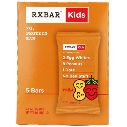 RXBAR Kids Peanut Butter Jelly, 5 bars