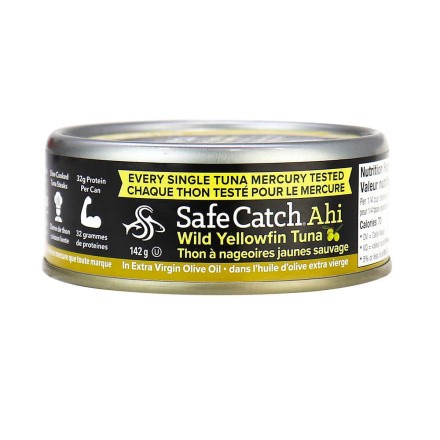 Safecatch Ahi Wild Yellowfin Tuna in Extra Virgin Olive Oil, 142g