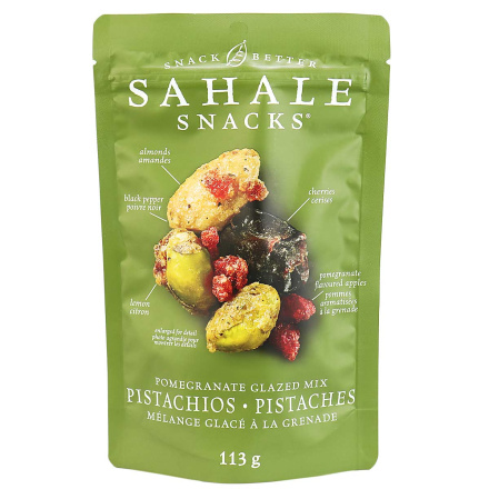 Sahale Snacks Gluten-Free Pomegranate Glazed Mix Pistachios, 113g