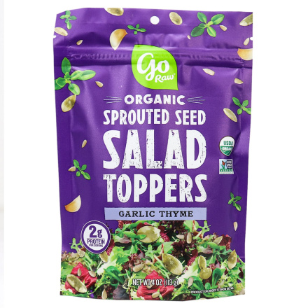 Go Raw Sprouted Seed Salad Toppers - Garlic Thyme, 113g