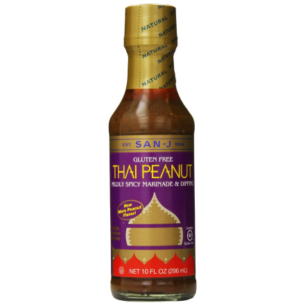 San-J Gluten-Free Thai Peanut Sauce, 296ml