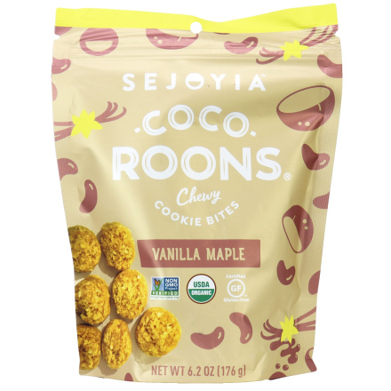 Sejoyia Vanilla Maple Organic Coco-Roons, 176g