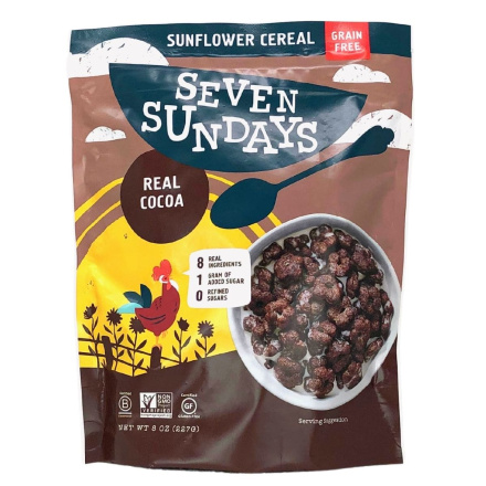 Front of Seven Sundays Grain Free Cereal Cocoa, 227g