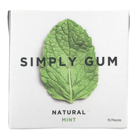 Simply Gum Mint Gum, 15 pieces