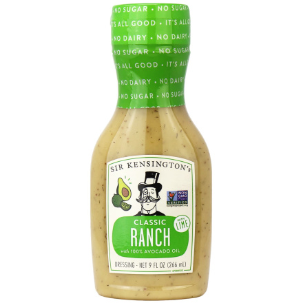 Sir Kensington's 100% Avocado Oil Classic Ranch Dressing with Lime, 266ml