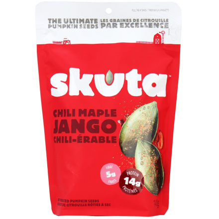 Skuta Dry Roasted Pumpkin Seeds, Chili Maple Jango, 140g