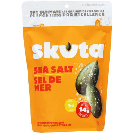 Skuta Dry Roasted Pumpkin Seeds, Sea Salt, 140g