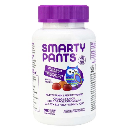 SmartyPants Multivitamins Little Ones Toddler’s Formula, 90 Gummies