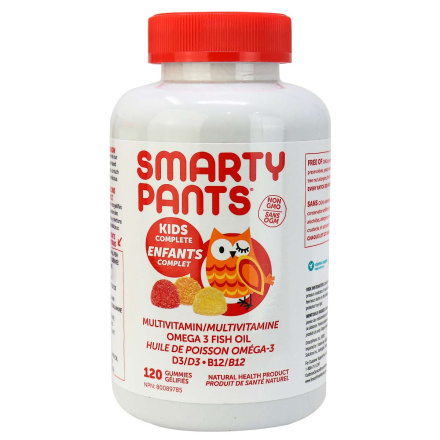 SmartyPants Multivitamins Kid’s Formula, 120 Gummies