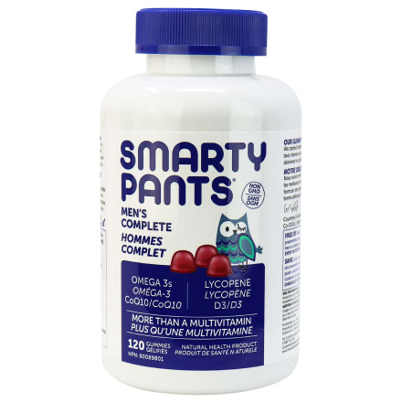 SmartyPants Multivitamins Men’s Formula, 120 Gummies