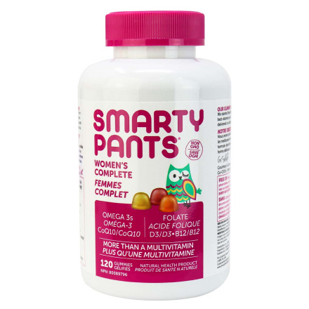 SmartyPants Multivitamins Women’s Formula, 120 Gummies