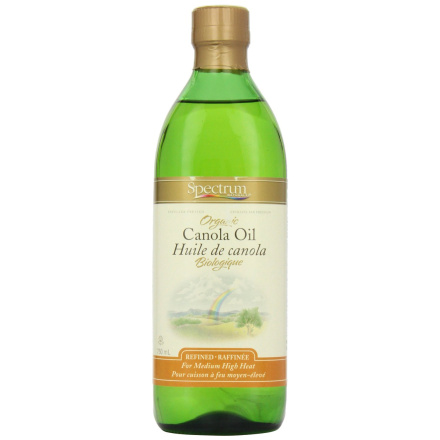 Spectrum Naturals Organic Refined Canola Oil, 750ml