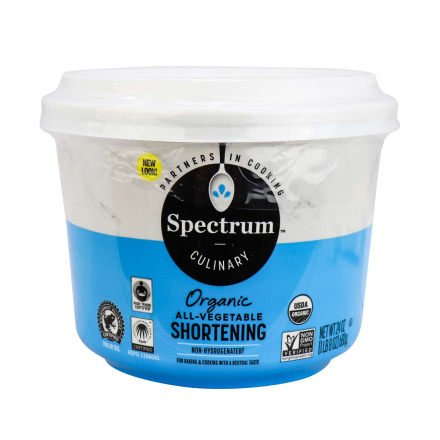 Spectrum Organic All Vegetable Shortening, 680g