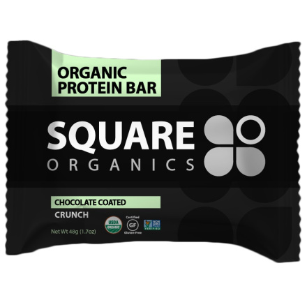 Square Organics Chocolate Coated Crunch Protein Bar, 1 Bar