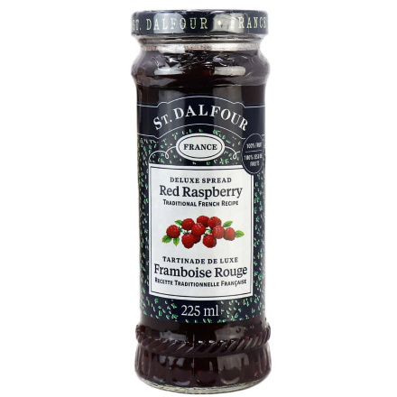 St. Dalfour Deluxe Fruit Spread Raspberry, 225ml